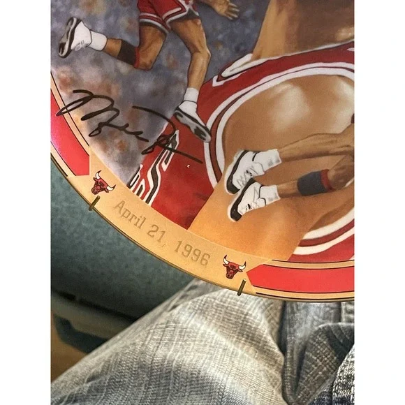 Michael‎ Jordan Record 72 Wins Collector's Plate Bradford Exchange Vintage